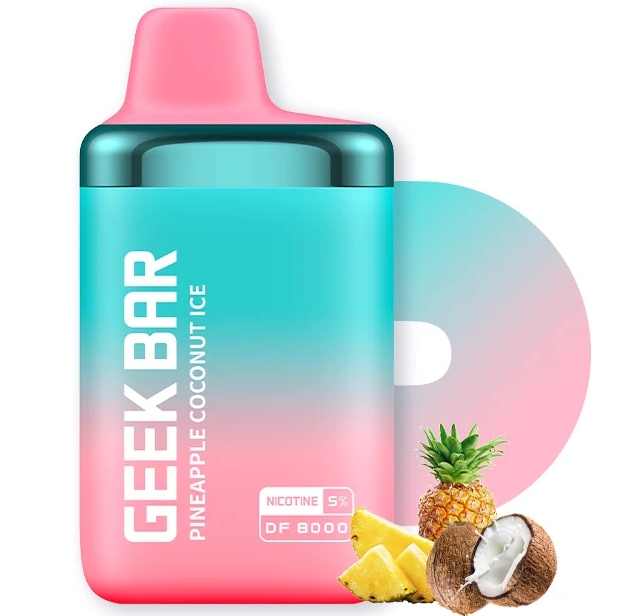 Geek Bar DF8000 Vape - Glace &agrave; l&rsquo;ananas et &agrave; la noix de coco : Une escapade tropicale au c&oelig;ur de la vape fran&ccedil;aise en 2025